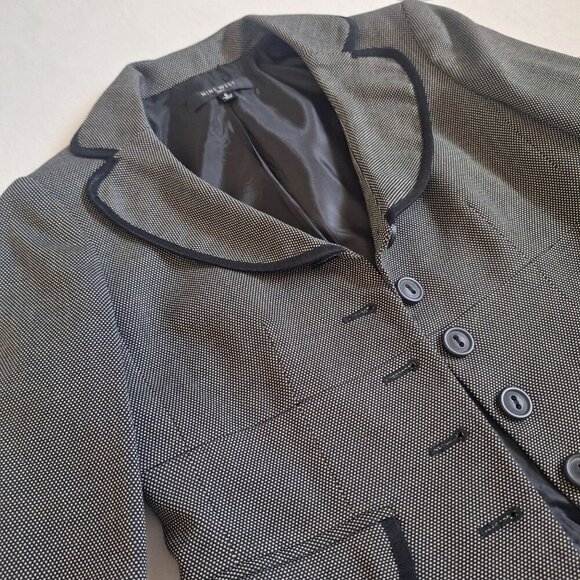 💙 Nine West Speckeled Blazer Size 6 Formal Office Fall Winter - Picture 5 of 8